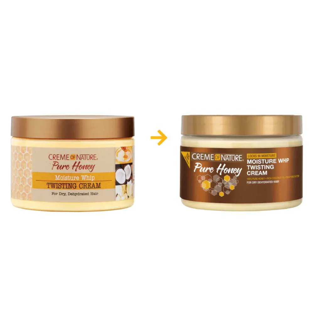 Creme Of Nature Pure Honey Moisture Whip Twisting Cream 326g - Imagen 2